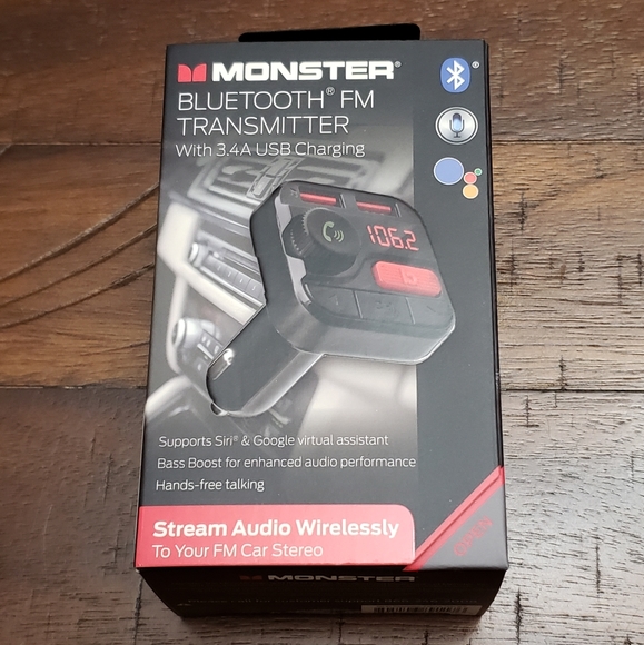 Monster Bluetooth FM Transmitter - Picture 1 of 2
